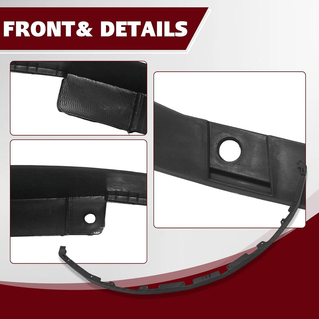 Front Bumper Valance Air Dam for 2023-2025 Ford F250 F350 Super Duty Tremor