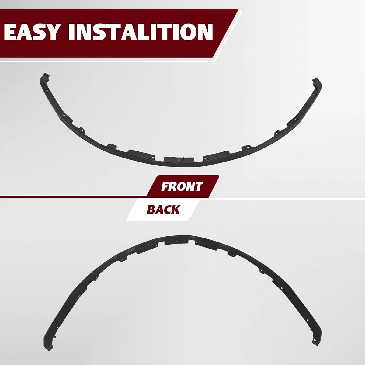Front Bumper Valance Air Dam for 2023-2025 Ford F250 F350 Super Duty Tremor