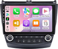 Car Radio for Honda Accord 7th 2003-2007 with Wireless CarPlay Android Auto | 10.2-inch IPS HD Touchscreen, 2+64G Storage, 5G-WiFi6 Airplay FM AM SWC, 1080P Backup Camera